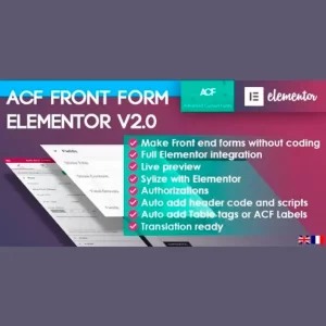 ACF Front Form for Elementor Page Builder
