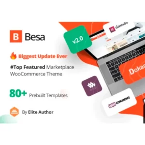 Besa Elementor Marketplace WooCommerce Theme