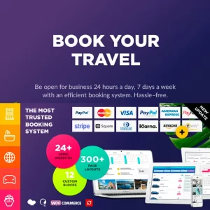 Book Your Travel Online Booking WordPress Theme