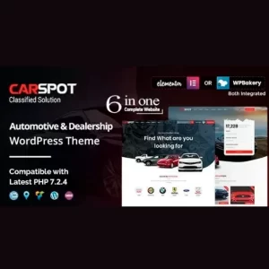 CarSpot Automotive Car Dealer WordPress Classified Theme