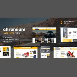 Chromium Auto Parts Shop WordPress WooCommerce Theme