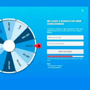 Coupon Wheel For WooCommerce and WordPress