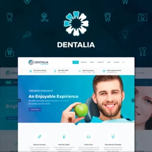 Dentalia Dentist y Medical WordPress Theme