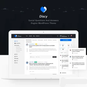 Discy Social Questions and Answers WordPress Theme