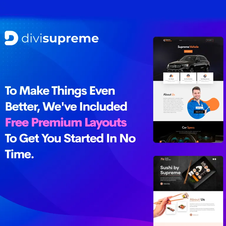 Divi Supreme Custom and Creative Divi Modules 1 Divi Supreme Custom and Creative Divi Modules
