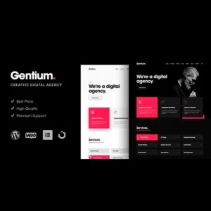 Gentium A Creative Digital Agency WordPress Theme