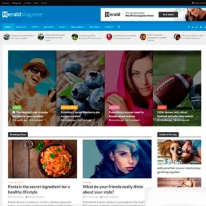 Herald News Portal y Magazine Theme