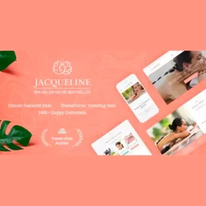 Jacqueline Spa y Massage Salon Beauty WordPress Theme