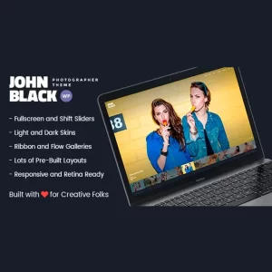 Johnblack Photography Fullscreen WordPress Theme