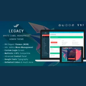 Legacy White label WordPress Admin Theme