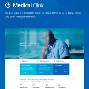 Medical Clinic Doctor and Hospital Health WordPress Theme