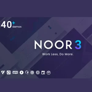 Noor Multi Purpose y Fully Customizable Creative AMP Theme