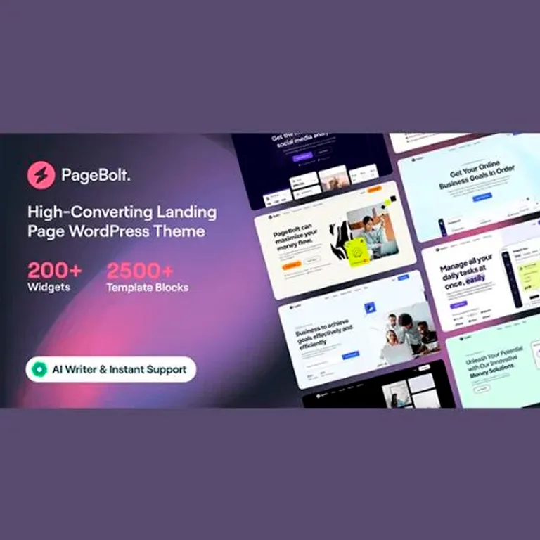 PageBolt Landing Page WordPress Theme 1 PageBolt Landing Page WordPress Theme