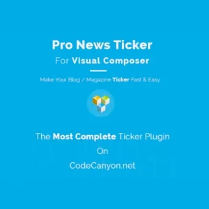 Pro News Ticker y Marquee for Visual Composer