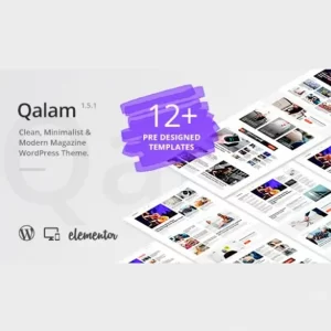 Qalam NewsPaper and Magazine WordPress Theme