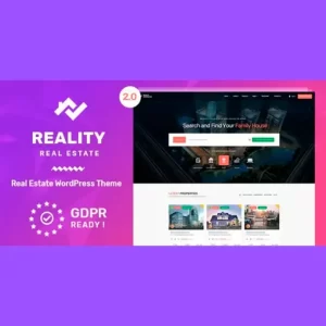 Reality Real Estate WordPress Theme