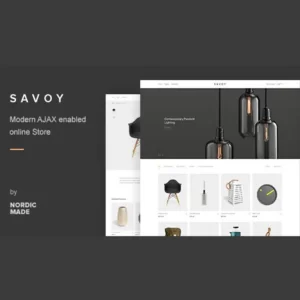 Savoy Minimalist AJAX WooCommerce Theme