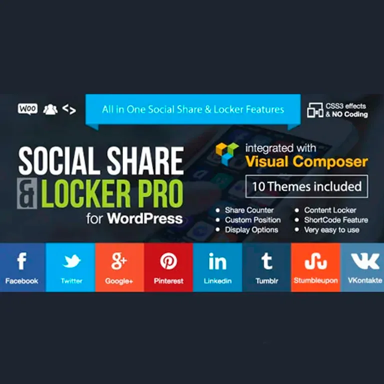 Social Share y Locker Pro WordPress Plugin 1 Social Share y Locker Pro WordPress Plugin