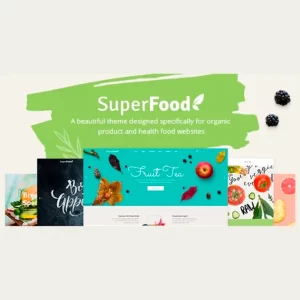Superfood A Vibrant Theme for Organic Food and Health Products