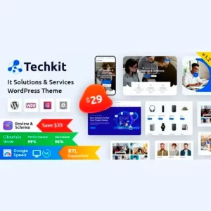 Techkit Technology y IT Solutions WordPress Theme