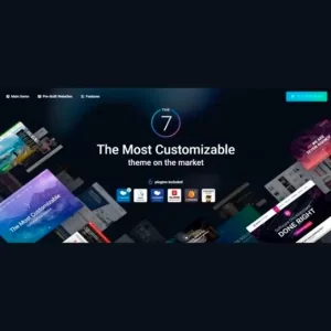 The7 Multi Purpose Website Building Toolkit for WordPress
