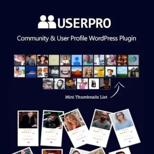 UserPro Community and User Profile Addon