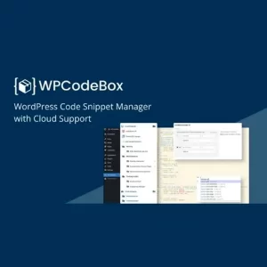 WPCodeBox Complete WordPress Snippet Manager