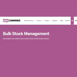 WooCommerce Bulk Stock Management