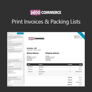 WooCommerce Print Invoices y Packing lists