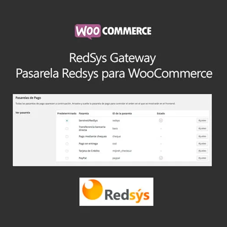 WooCommerce RedSys Gateway 1 WooCommerce RedSys Gateway