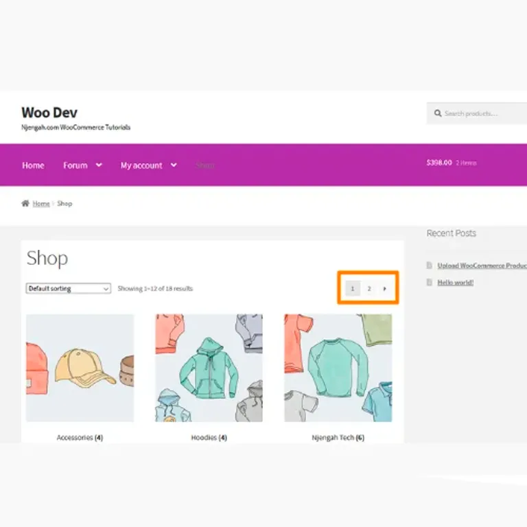 WooCommerce Storefront Product Pagination 1 WooCommerce Storefront Product Pagination