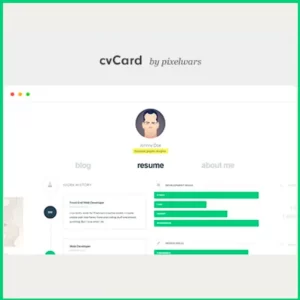cvCard WP Responsive vCard WordPress Theme