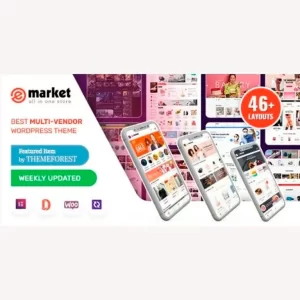 eMarket All in One Multi Vendor MarketPlace Elementor Theme