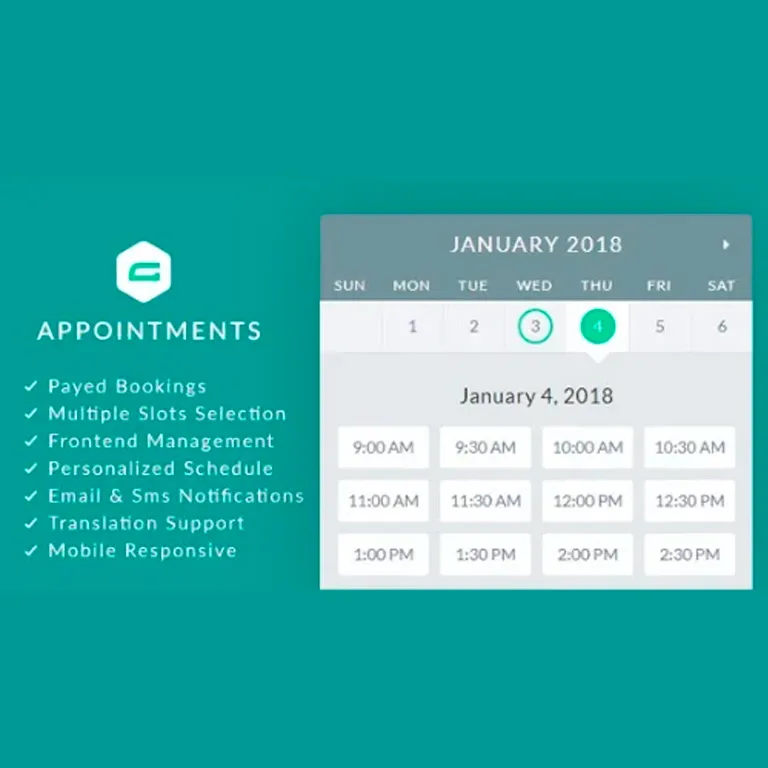 gAppointments Appointment booking addon for Gravity Forms 1 gAppointments Appointment booking addon for Gravity Forms