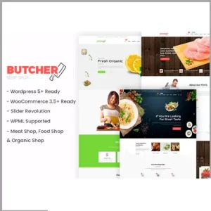 Butcher Meat Organic Shop Woocommerce WordPress Theme