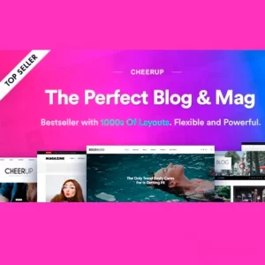 CheerUp Blog Magazine WordPress Blog Theme