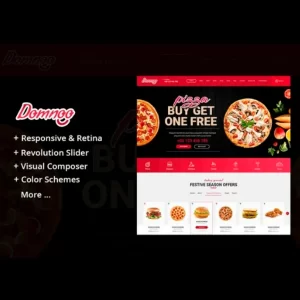 Domnoo Pizza y Restaurant WordPress Theme