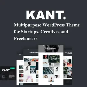 Kant A Multipurpose WP Theme for Startups