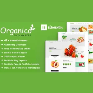 Organica Organic Beauty Natural Cosmetics Food Farm and Eco WP Theme