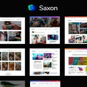Saxon Viral Content Blog y Magazine WordPress Themes