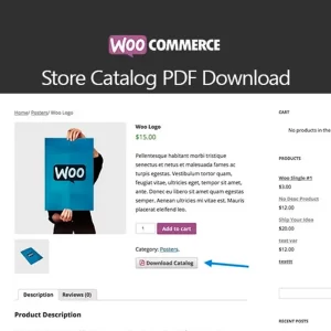 WooCommerce Store Catalog PDF Download