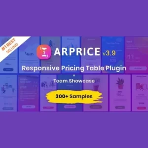 ARPrice Pricing Table Plugin