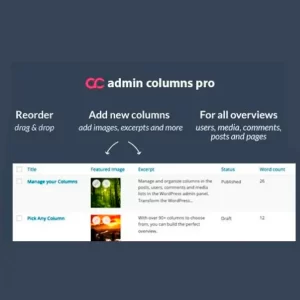 Admin Columns WooCommerce Integration
