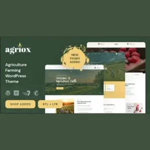 Agriox Agriculture Farming Theme