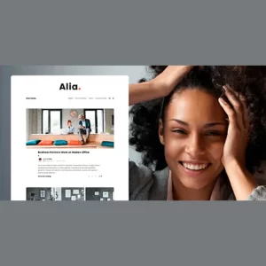 Alia Minimal Personal Blog