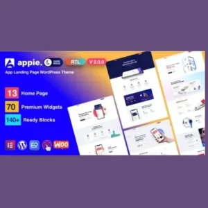 Appie App Landing Page Theme