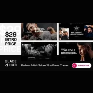 BladeHub Barber Shop y Hairdressers Theme