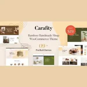 Carafity Bamboo Handmade Shop WooCommerce Theme