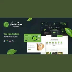 Chaitan Tea Production Company y Organic Store WordPress Theme