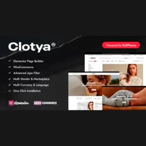 Clotya Fashion Store eCommerce Theme